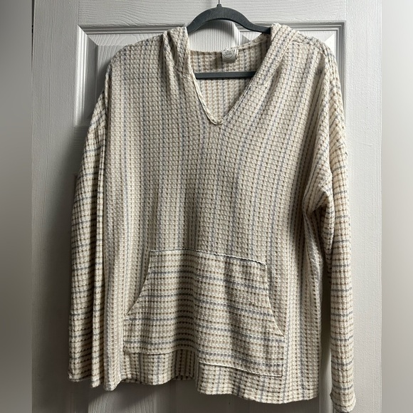 Paper Crane Waffle Knit Hoodie Large - Picture 1 of 7